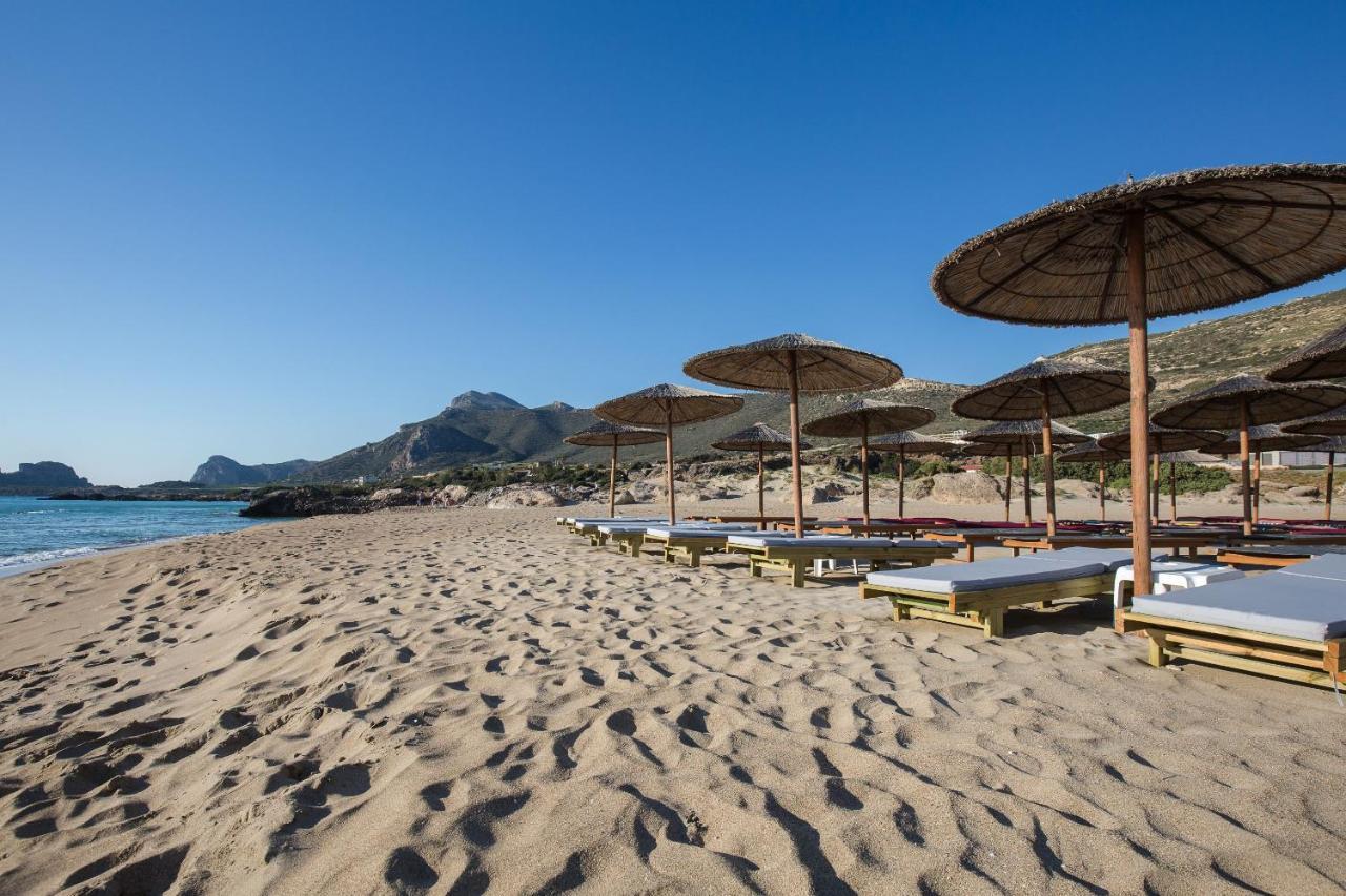 En Plo Beachfront Rooms Falasarna Exteriér fotografie